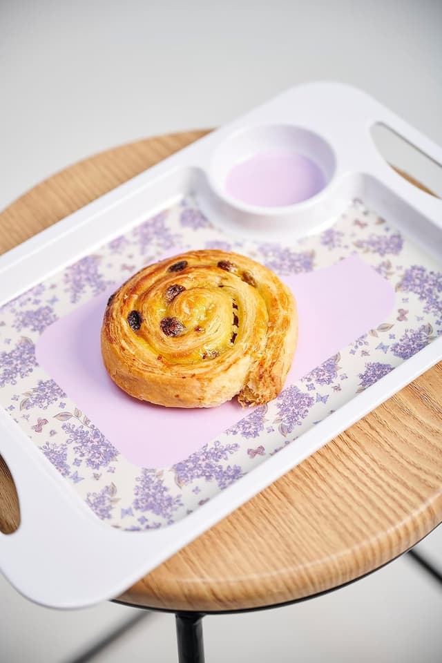 Thumbnail 3 de Rosa Lifestyle Lilac melamine snack tray 33.8cm