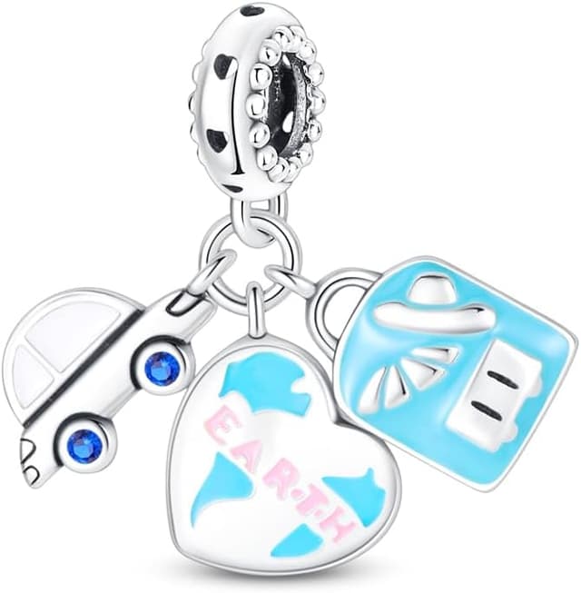 Detalle 2 de Pandach Charm Anhänger 925 Silber für Schmuck