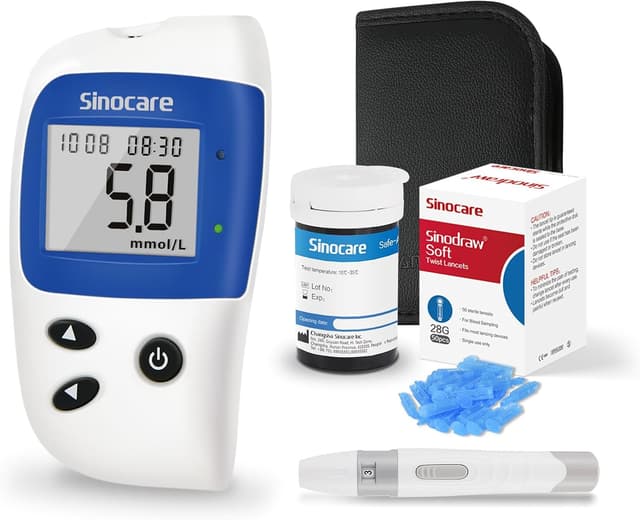 Imagen de Sinocare Safe-Accu2 blood glucose monitor 200 memory en OfertitasTOP