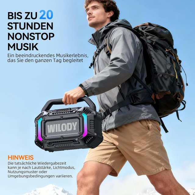 Thumbnail 4 de Wilody Bluetooth Lautsprecher Groß 100W