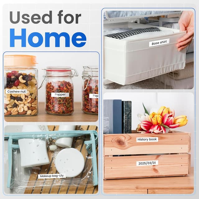 Detalle de MarkField TZe-231 Schriftband kompatibel zu Brother P-Touch, 12 mm, schwarz auf weiß (4er Set)