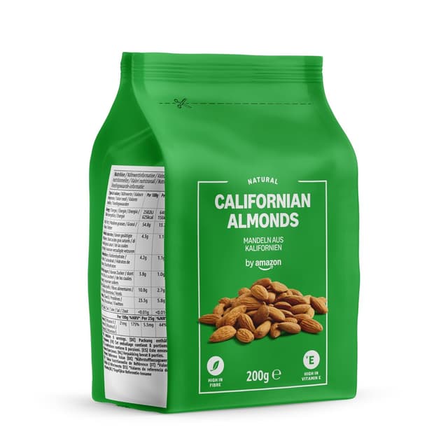 Detalle de by Amazon Mandeln aus Kalifornien (200 g) – reich an Ballaststoffen