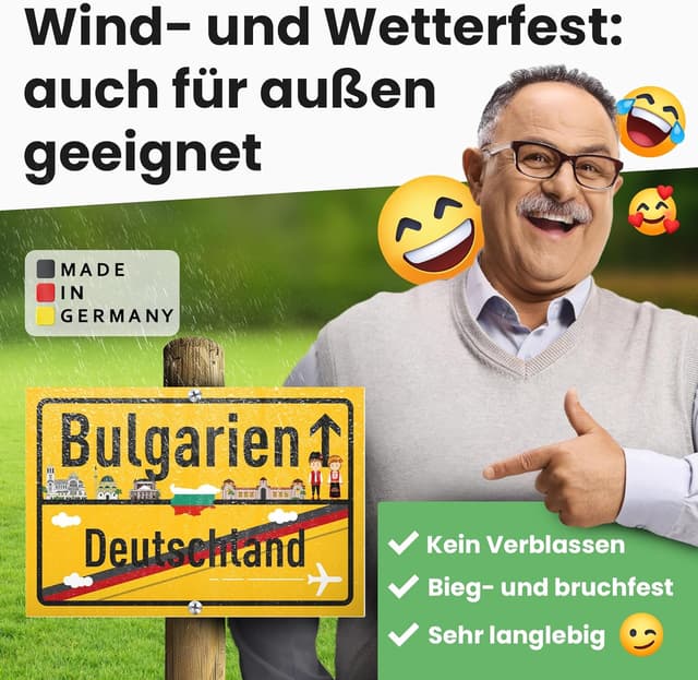 Thumbnail 4 de DankeDir Bulgarien Ortsschild 30x20 cm