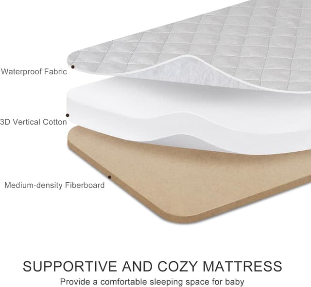 Thumbnail 3 de Jimglo 3-in-1 Baby Bassinet with Adjustable Height