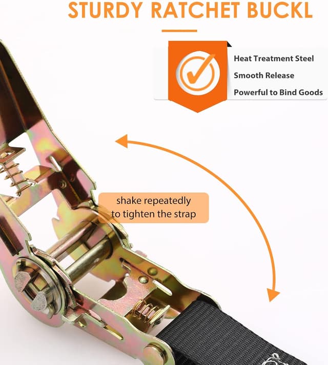 Thumbnail 4 de 10x Spanngurte 800 kg 6 m 25mm