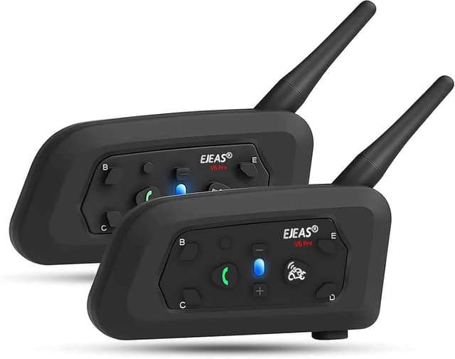 Detalle de EJEAS V6 Pro interfono moto Bluetooth 12
