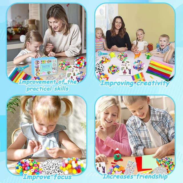 Thumbnail 5 de Kit Manualidades Niños Todo-en-1 Azul