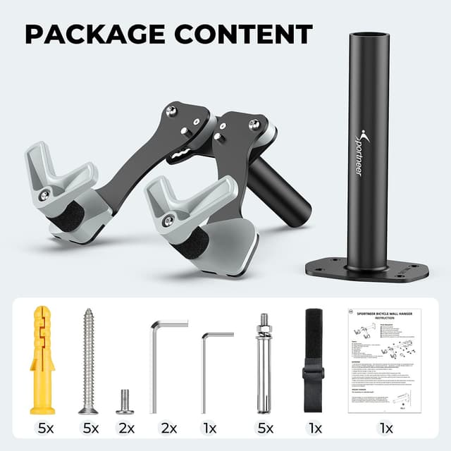 Thumbnail 3 de Sportneer Soporte Bicicletas Pared