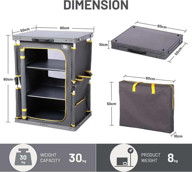 Detalle de Timber Ridge Compact camping storage unit