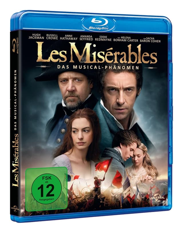 Detalle de Les Miserables in Blu-ray (Drama/Musical) — audio e lingue selezionabili