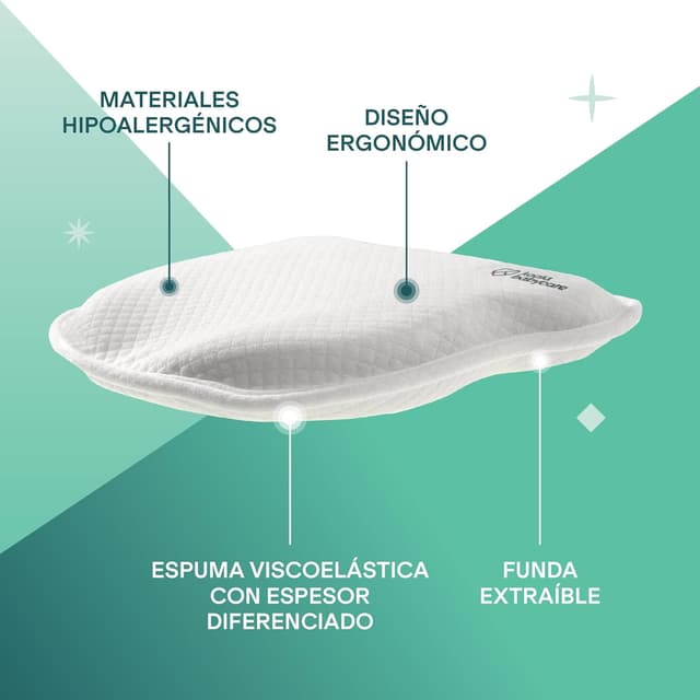 Thumbnail 4 de KOALA BABYCARE Almohada antiplagiocefalia Memory Foam
