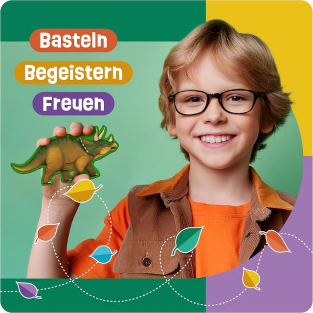 Thumbnail 6 de Smowo® Dino-Gipsfiguren-Set mit 10 Modellen – Gießen & Bemalen für Kinder