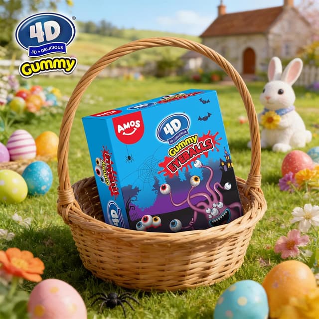 Detalle 2 de Amos Augäpfel Halloween Süßigkeiten 240 g