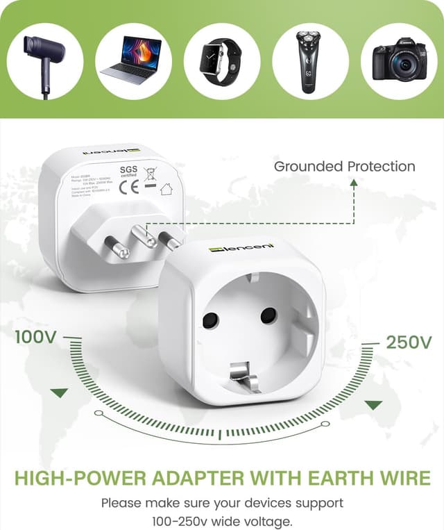 Thumbnail 5 de LENCENT Lot de 2 adaptateurs Type N