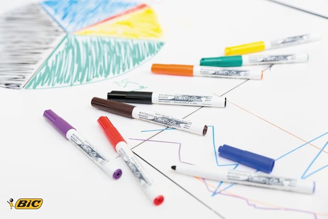 Thumbnail 2 de BIC Velleda 1741 Pennarelli Nero 12 pz