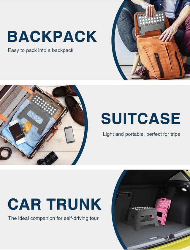 Detalle 2 de HOUSE DAY Tritthocker 22 cm klappbar