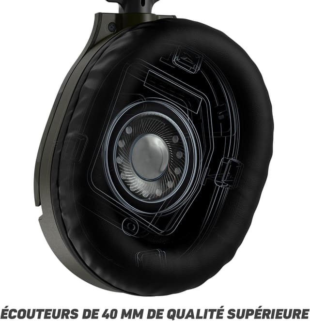 Detalle de Turtle Beach Recon 70 Camouflage Vert – Casque gaming multiplateforme avec micro 3,5 mm