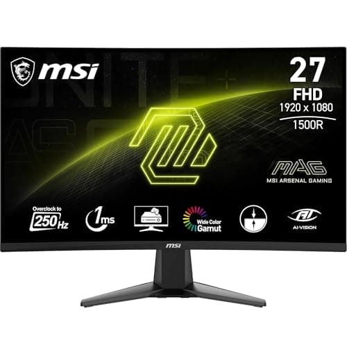Detalle de MSI MAG 27C6X Monitor curvo 27" FHD 250 Hz