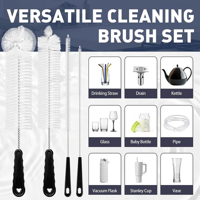 Thumbnail 6 de AZLIFEEU Bottle Brush 4-pack for Bottles