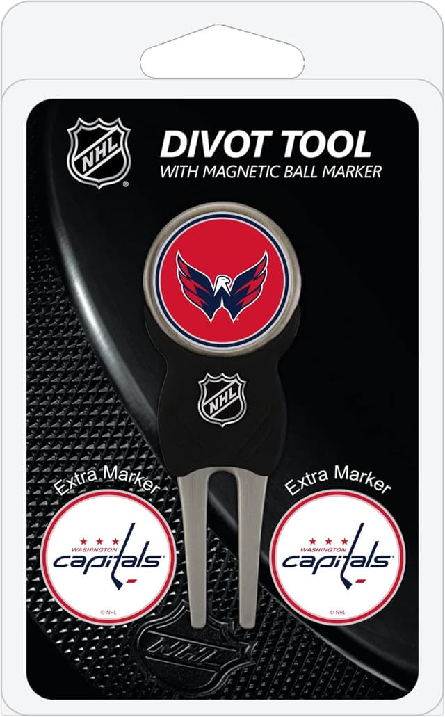 Detalle de Team Golf NHL Divot Tool Pack with 3 Golf Ball Markers (Unisex)