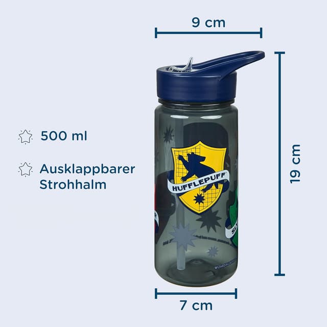 Detalle de Scooli Set di stoviglie per bambini Harry Potter (cestino per il pranzo e borraccia) dai 4 anni, in plastica BPA Free