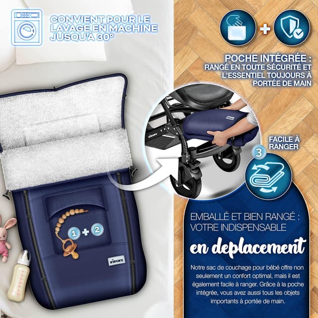 Thumbnail 3 de KIDUKU Chancelière pour poussette 1 pièce