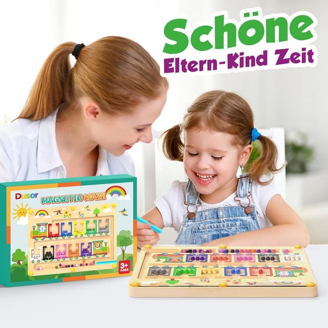 Thumbnail 6 de Dusor Montessori Labyrinth Magnetspiel 2–3 Jahre