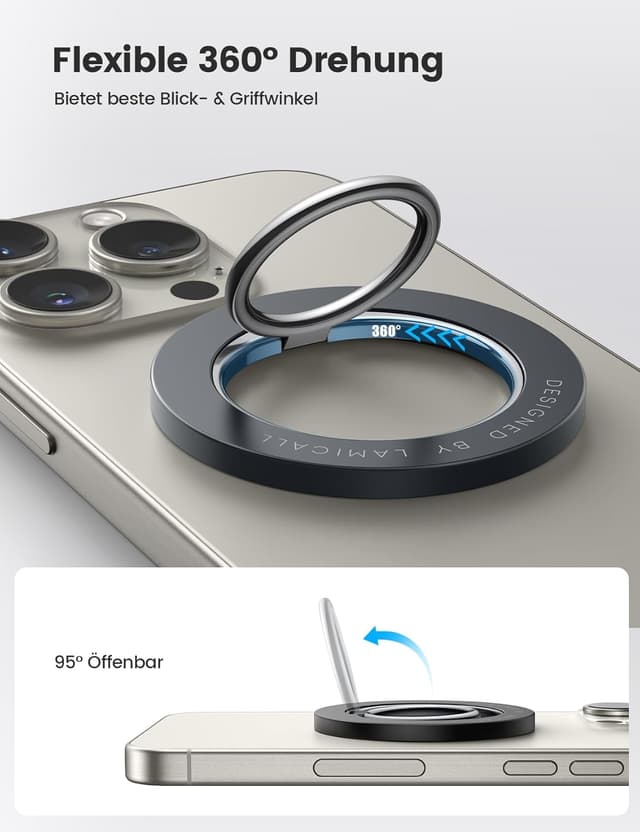 Detalle 2 de Lamicall MagSafe Ring 4,5 mm