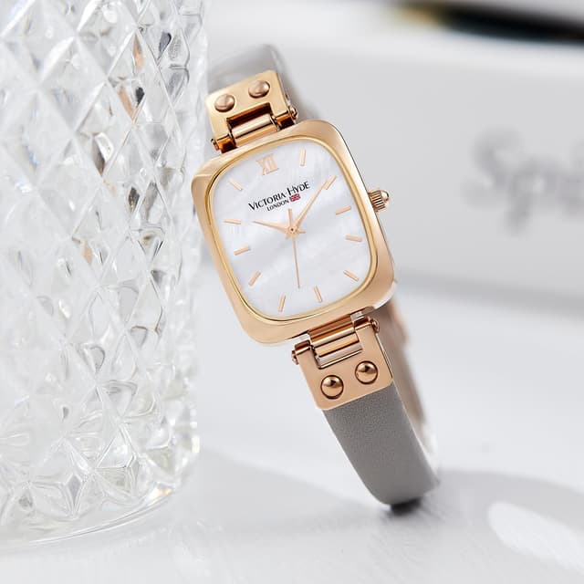 Detalle de VICTORIA HYDE Dainty orologio da polso da donna rettangolare con movimento al quarzo