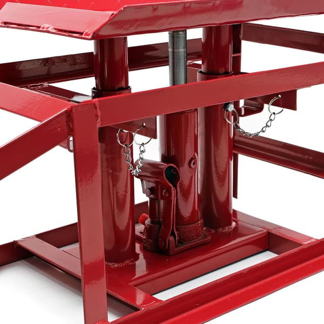 Thumbnail 3 de Wiltec Auffahrrampe 2X hydraulischer Wagenheber