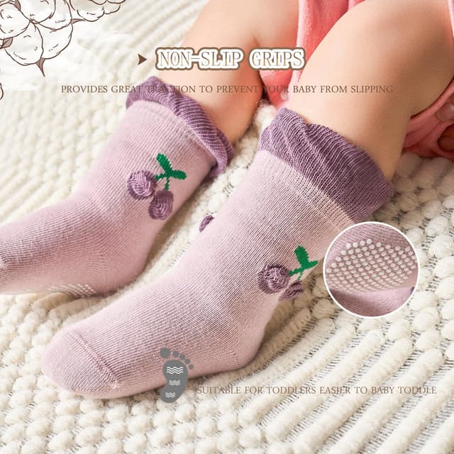 Detalle de Stoppersocken für Babys Baumwolle, 6 Paar