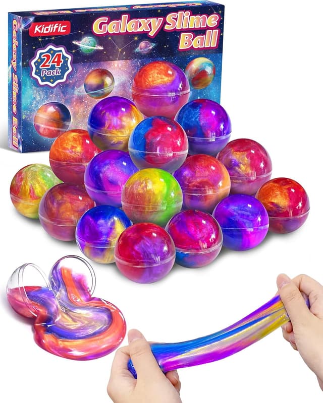 Detalle de Galaxy Slime 24-Pack Party Favors