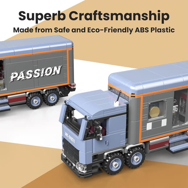 Detalle 2 de Mould King 24071 Schwerlast-Wohnmobil, 615-teilig