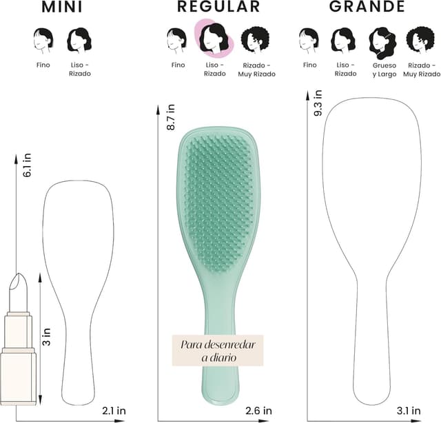 Thumbnail 6 de Tangle Teezer Ultimate Detangler para cabello fino y frágil, verde azulado