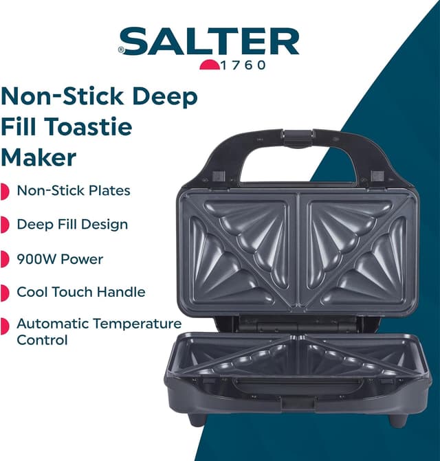 Thumbnail 1 de Salter EK2017 Sandwich Toaster 900W 🍞