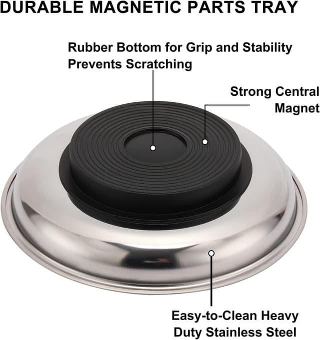 Thumbnail 4 de Mayouko 3PCS magnetic parts tray set — stainless steel