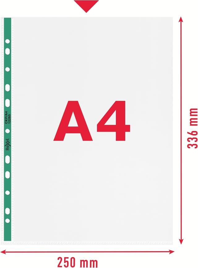 Detalle 2 de A4 Rexel Copy King pockets 25 sheet