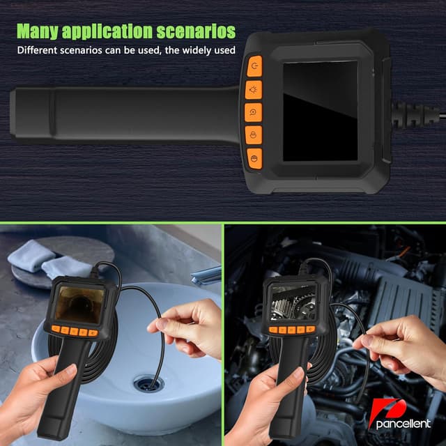 Thumbnail 6 de Pancellent telecamera endoscopica con luce, serpente impermeabile e display a colori HD da 2,4