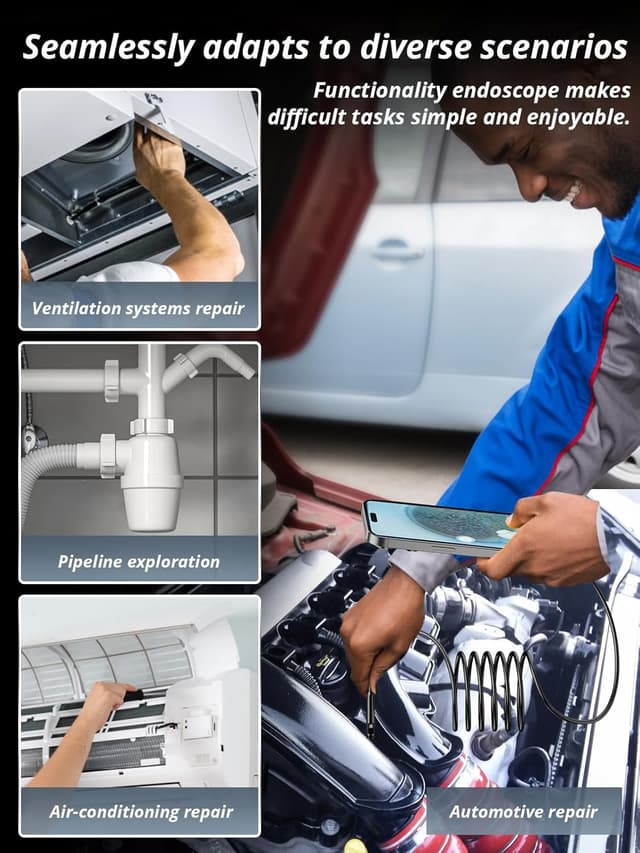 Thumbnail 6 de Acoath Endoscope Camera with Light