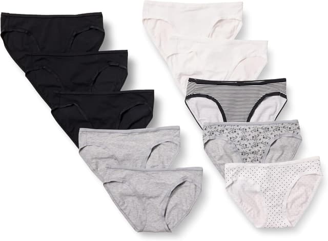 Detalle 2 de Bas de bikini femme Amazon Essentials en coton et élasthanne (grandes tailles)