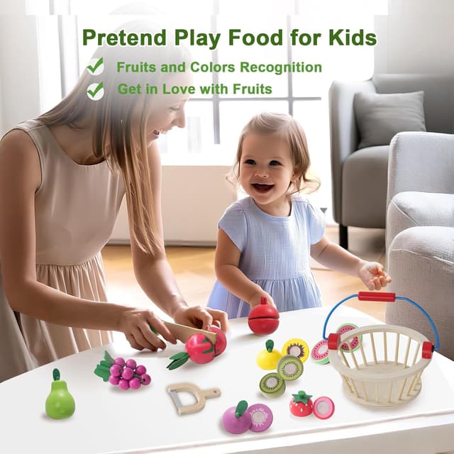 Thumbnail 5 de Smartwo Holz Küchenzubehör Kinder Spielset 12 Teile