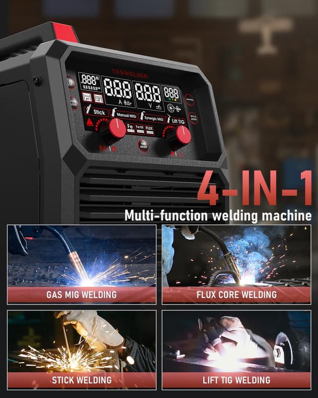 Thumbnail 1 de YESWELDER MIG-165DS PRO 165A Welder