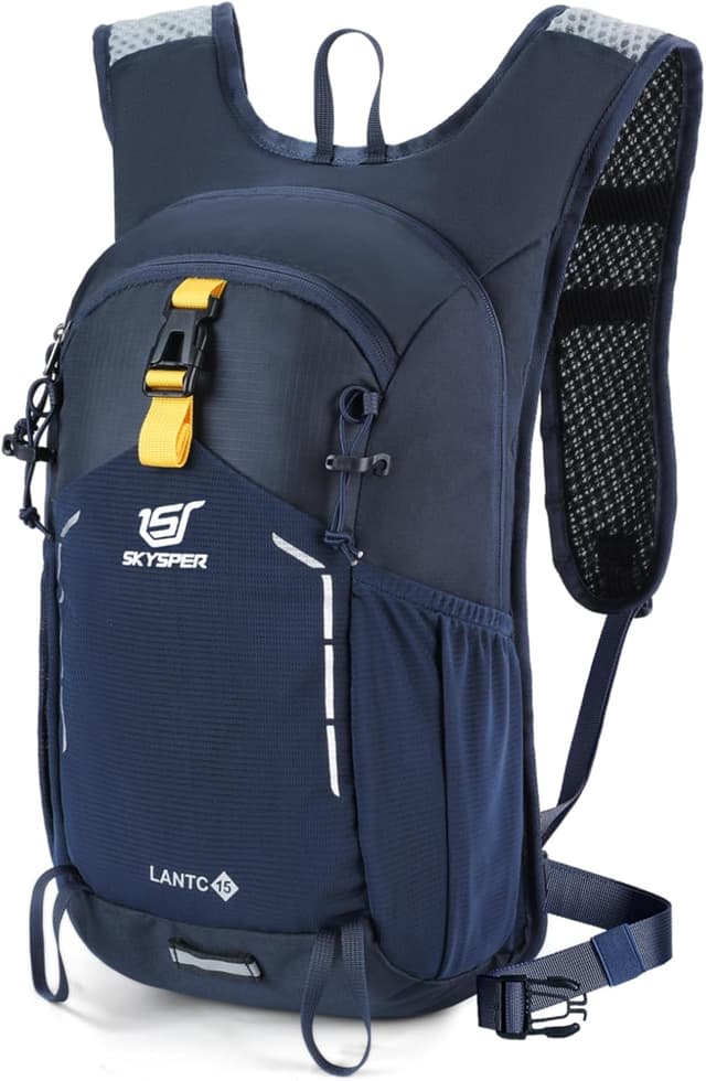 Thumbnail 6 de SKYSPER Wanderrucksack 15L für Herren – leichter Tagesrucksack für Wandern, Ausflüge und Reisen (Hellblau)