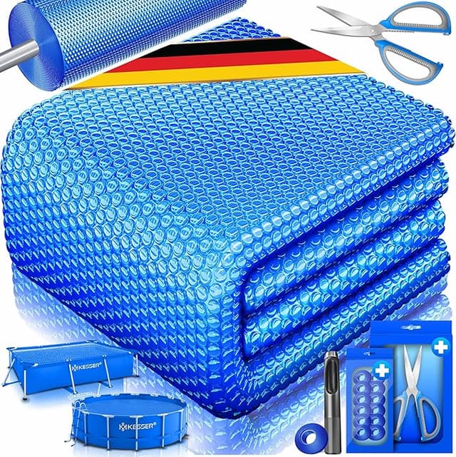 Imagen de KESSER® Lona Solar para Piscina Redonda Ø 244 cm ☀ en OfertitasTOP