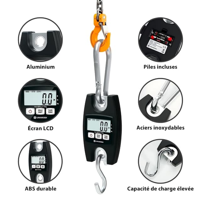 Thumbnail 2 de UNIWEIGH Balance suspendue 660lb/300kg