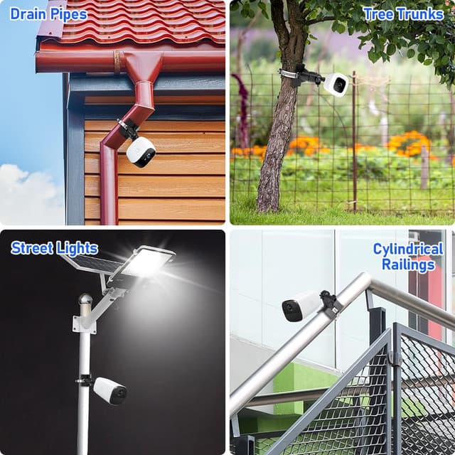 Thumbnail 6 de OFFCUP Supporto da parete regolabile per telecamere di sicurezza (2 pezzi) per Arlo Pro, Arlo Ultra, Arlo Go e altri modelli compatibili, nero