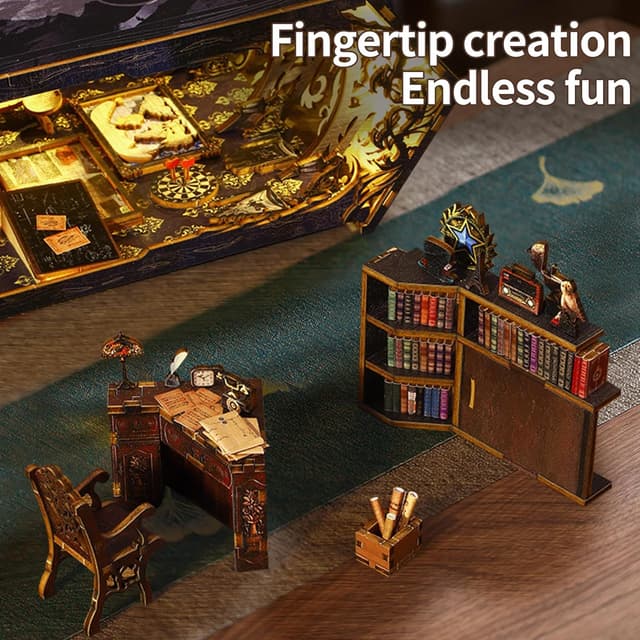 Detalle 1 de Bücherecke CRIOLPO Book Nook Kit-DIY