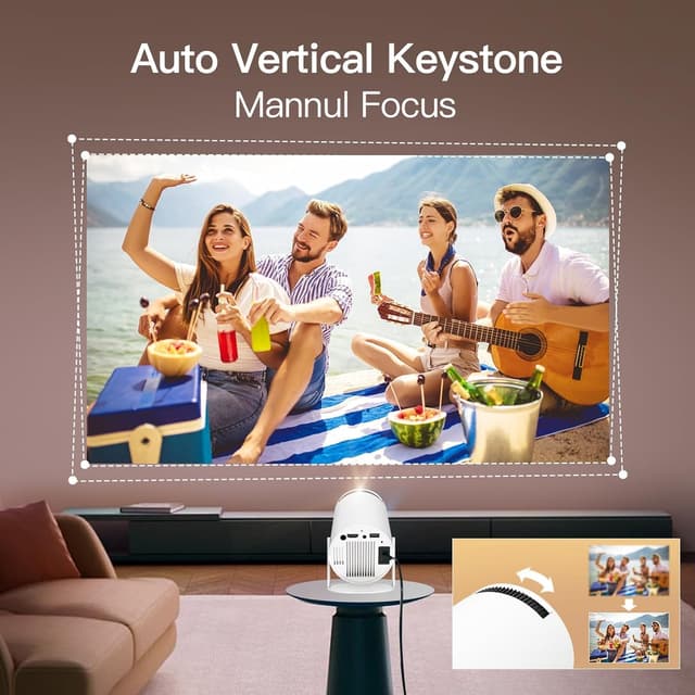 Thumbnail 5 de Mini Projector with WiFi 6 and Bluetooth