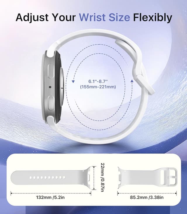 Detalle 2 de TiMOVO Sport Bands 6 Pack for Galaxy Watch 8