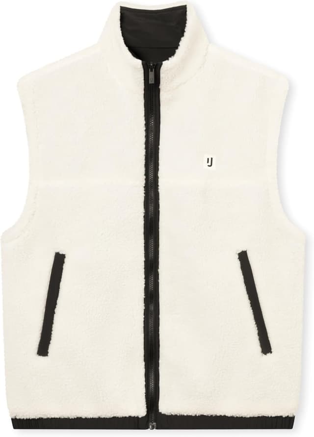 Detalle de Johnny Urban Bryson : gilet polaire réversible 2 en 1 sans manches teddy